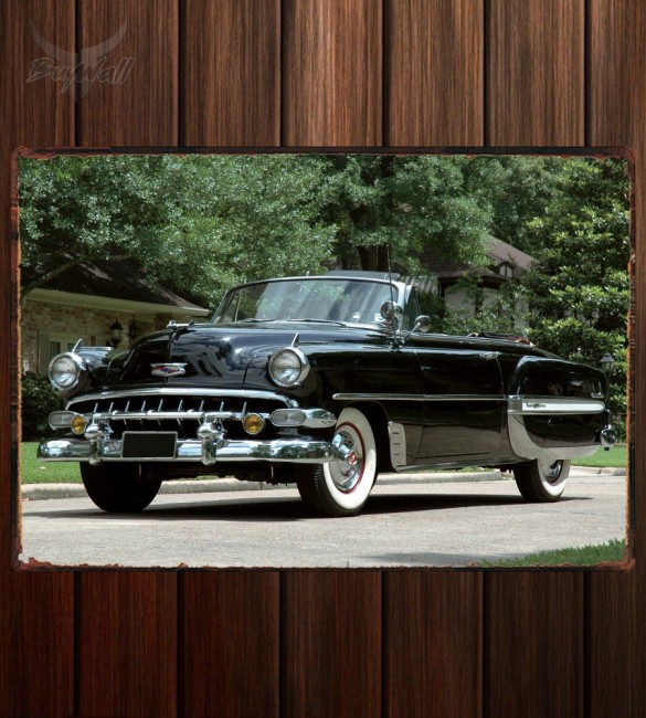Металлическая табличка Chevrolet Bel Air Convertible 107 Металлическая табличка Chevrolet Bel Air Convertible 107